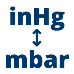 Pressure InHg : Millibar